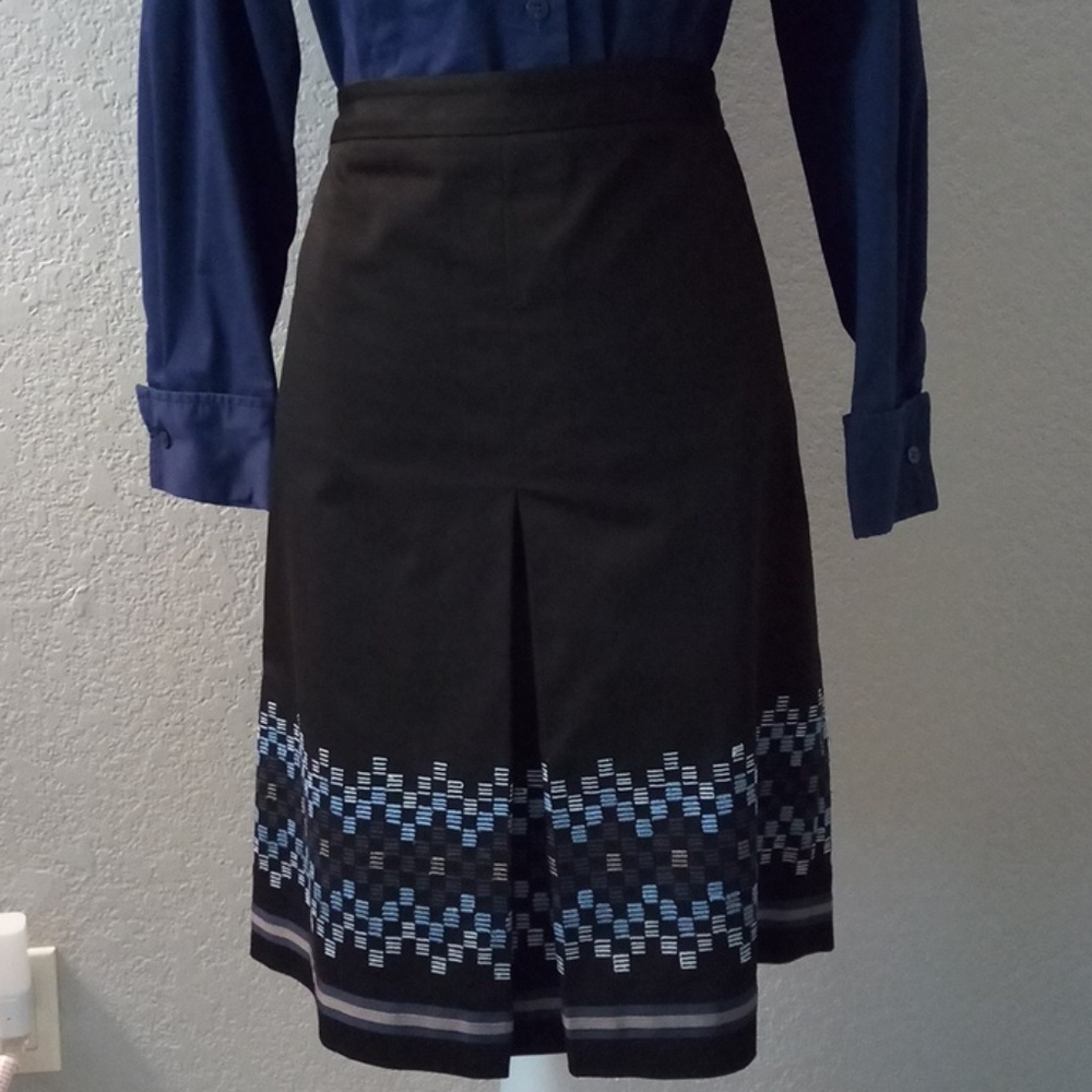 LOFT A-line skirt with embellishments
